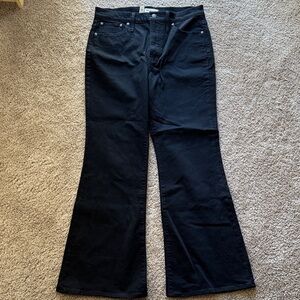 Madewell Black Flare Jeans